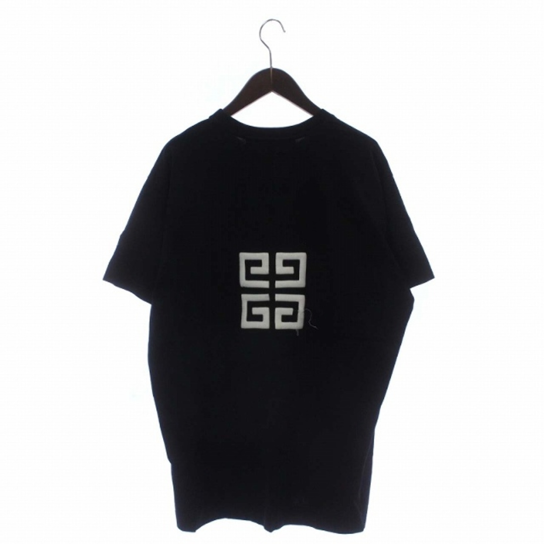 GIVENCHY - GIVENCHY 21AW Tシャツ カットソー 半袖 4G ロゴ 刺繍 M 黒 ...