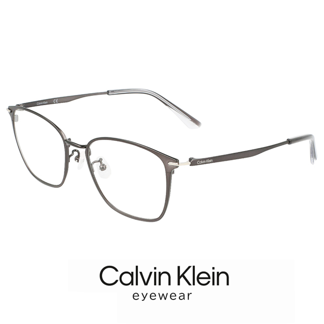 Calvin Klein(カルバンクライン)の【新品】 メンズ カルバンクライン メガネ ck21136a-009 calvin klein 眼鏡 ck21136a ウェリントン 型 めがね カルバン・クライン チタン メタル フレーム メンズのファッション小物(サングラス/メガネ)の商品写真