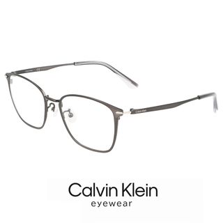 カルバンクライン(Calvin Klein)の【新品】 メンズ カルバンクライン メガネ ck21136a-009 calvin klein 眼鏡 ck21136a ウェリントン 型 めがね カルバン・クライン チタン メタル フレーム(サングラス/メガネ)