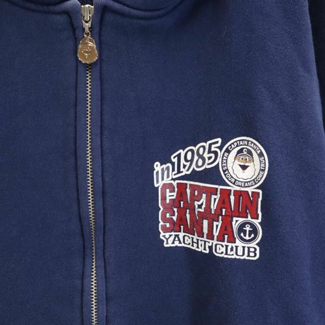 キャプテンサンタ プリント スウェット セットアップ XL ネイビー CAPTAIN SANTA メンズ 【中古】 【230915】