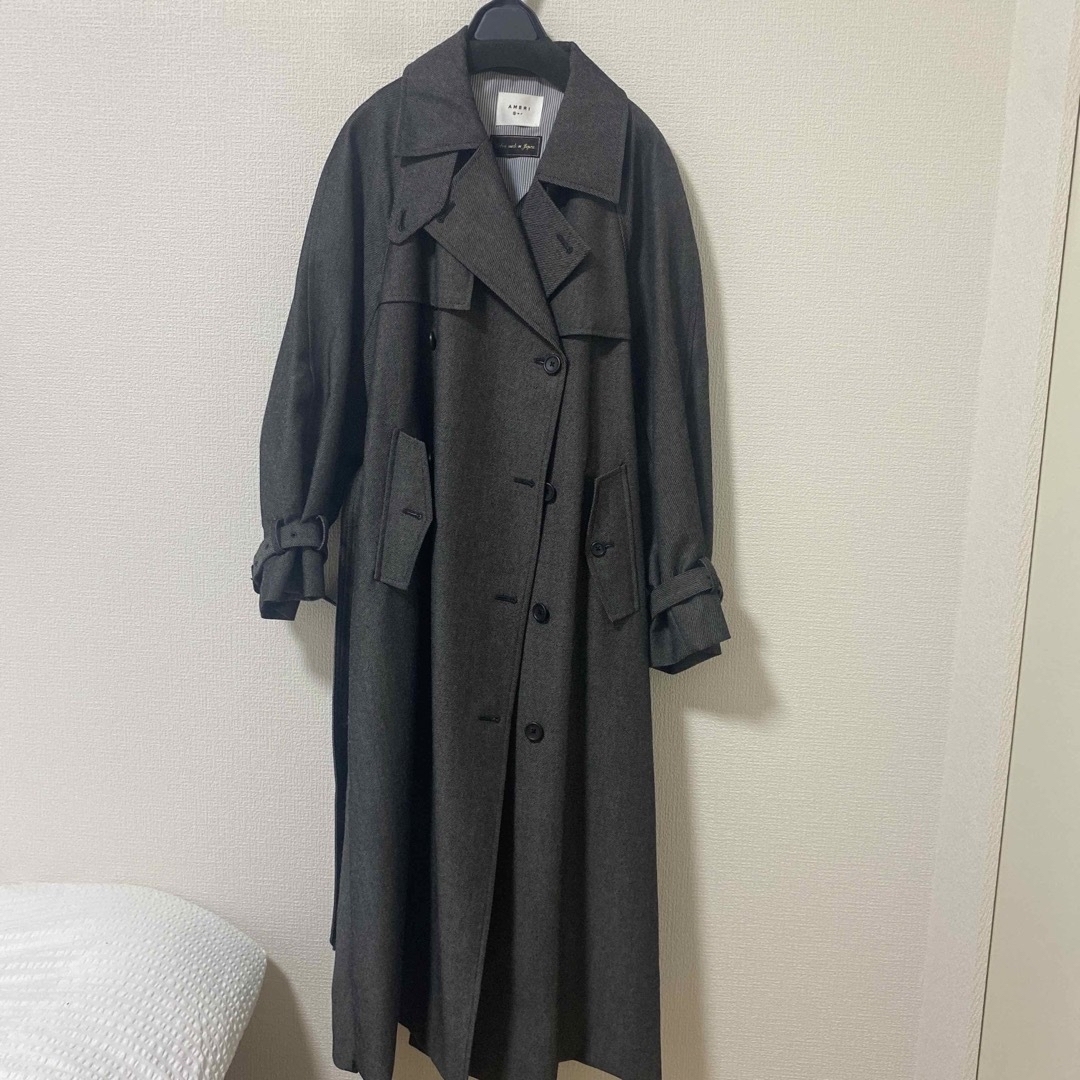 AMERI vintage SUPERIOR FLARE TRENCH COAT