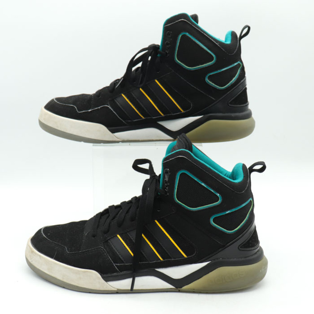 adidas(アディダス)のアディダス スニーカー neo BB95 MID F99682 ハイカット 厚底 シューズ 靴 黒 メンズ 27cmサイズ ブラック adidas メンズの靴/シューズ(スニーカー)の商品写真