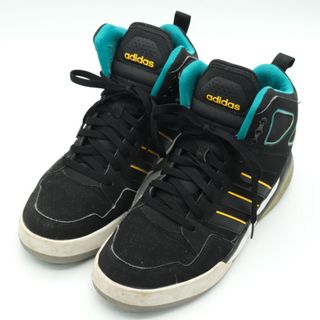 アディダス(adidas)のアディダス スニーカー neo BB95 MID F99682 ハイカット 厚底 シューズ 靴 黒 メンズ 27cmサイズ ブラック adidas(スニーカー)