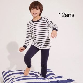 プチバトー(PETIT BATEAU)のプチバトー　マリニエール長袖パジャマ　12ans(パジャマ)