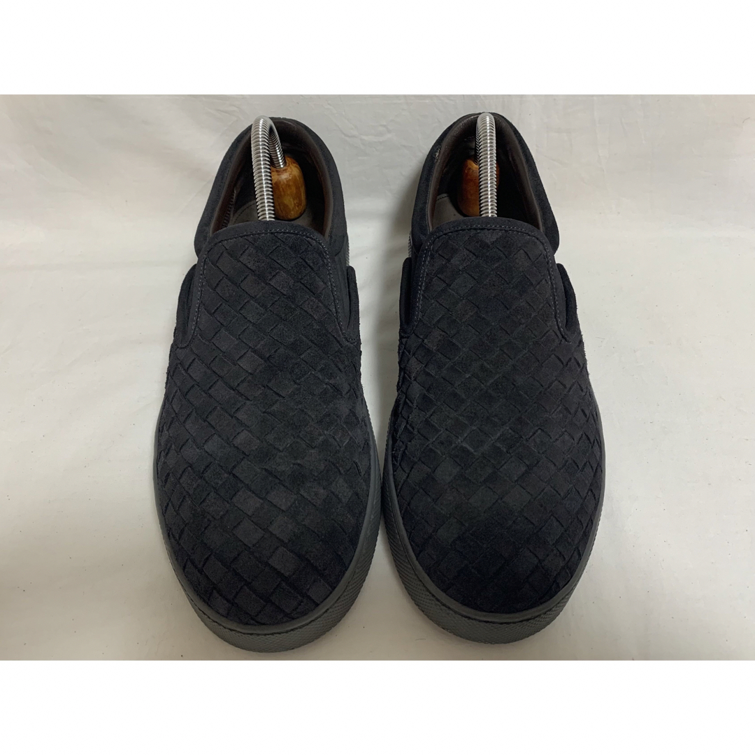 Bottega Veneta(ボッテガヴェネタ)の希少美品 ボッテガヴェネタ イントレ スエード 厚底 スリッポン 41 1/2 メンズの靴/シューズ(スリッポン/モカシン)の商品写真