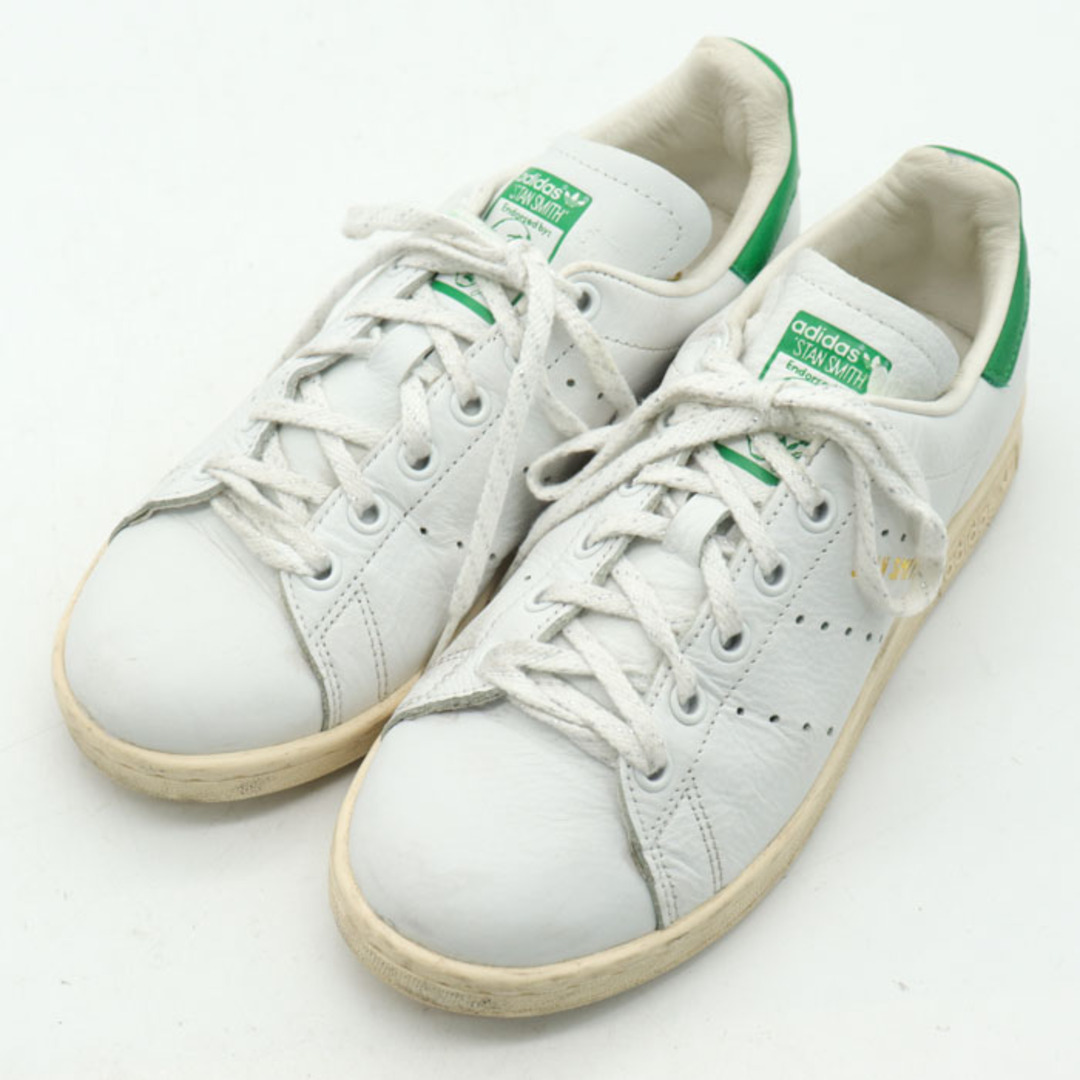 アディダス スニーカー スタンスミス 本革レザー STAN SMITH S75074 ローカット シューズ 靴 レディース 23cmサイズ ホワイト  adidas | フリマアプリ ラクマ