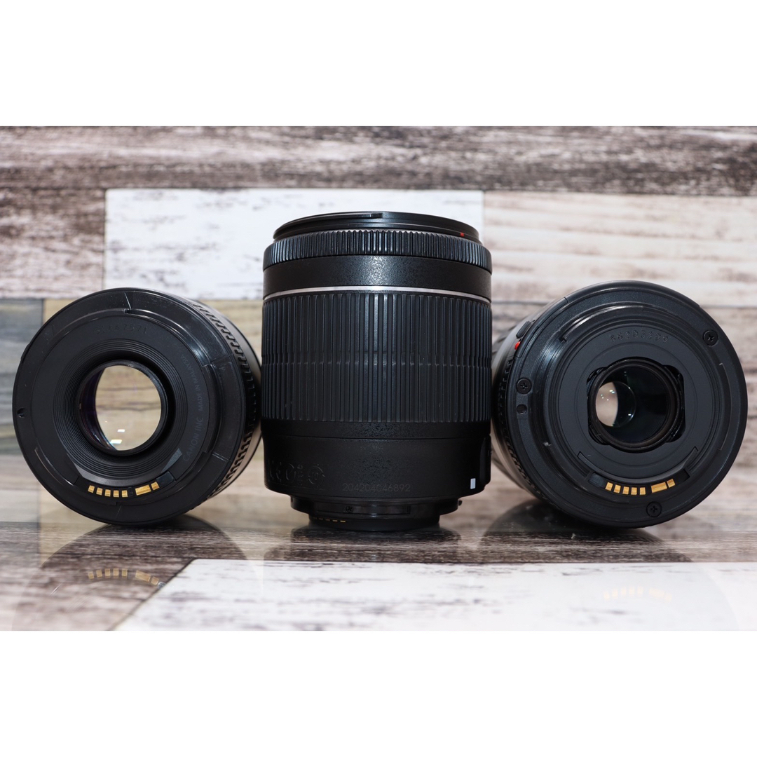 Canon - ⭐️レンズ3本⭐️Wi-Fi転送◎⭐️キャノン EOS 80D⭐️の通販