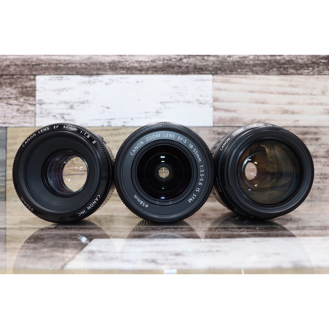 Canon - ⭐️レンズ3本⭐️Wi-Fi転送◎⭐️キャノン EOS 80D⭐️の通販