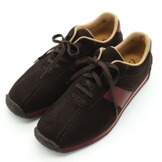 CLARKS クラークス クレープソール レザー スニーカー 約23㎝ ブラック