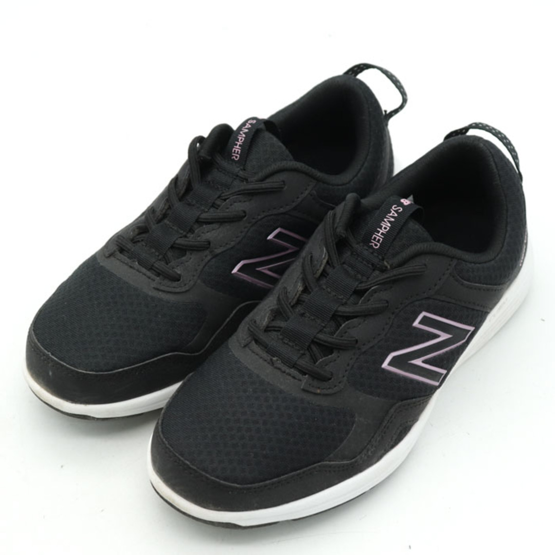 New Balance(ニューバランス)のニューバランス スニーカー サンファー WASMPBK1 2E ウォーキングシューズ 靴 黒 レディース 22.5cmサイズ ブラック NEW BALANCE レディースの靴/シューズ(スニーカー)の商品写真