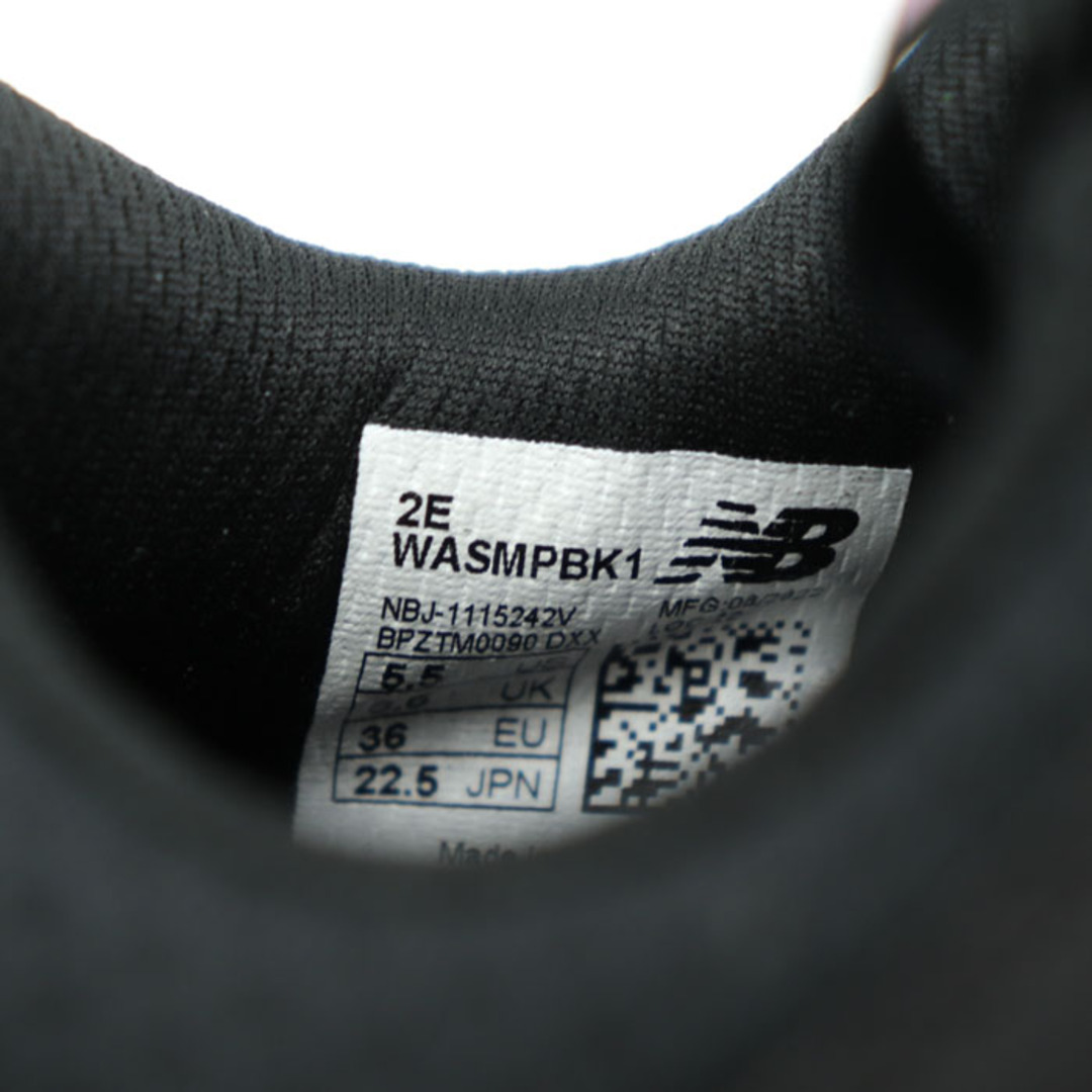 New Balance(ニューバランス)のニューバランス スニーカー サンファー WASMPBK1 2E ウォーキングシューズ 靴 黒 レディース 22.5cmサイズ ブラック NEW BALANCE レディースの靴/シューズ(スニーカー)の商品写真