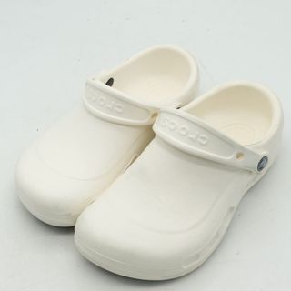 クロックス ワークシューズ Bistro ビストロ 10075 靴 サンダル シューズ 白 レディース M5/W7サイズ ホワイト Crocs(サンダル)