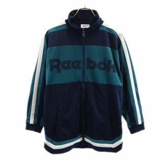 ✨Reebok✨トラックジャケット ジャージ 黒 デカロゴ