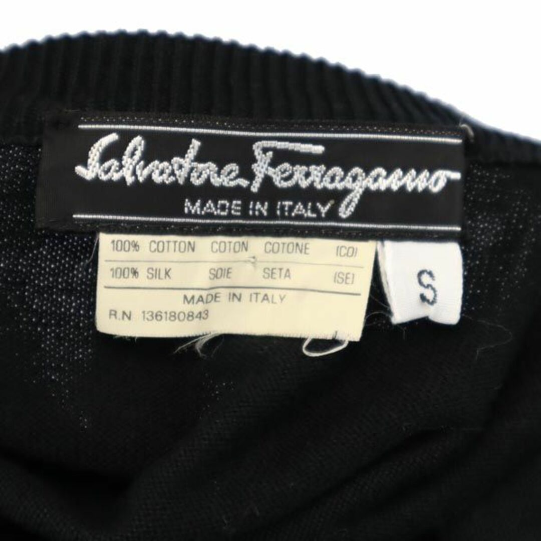 SalvatoreFerragamo フェラガモ　ロゴ入り TシャツSイタリア製