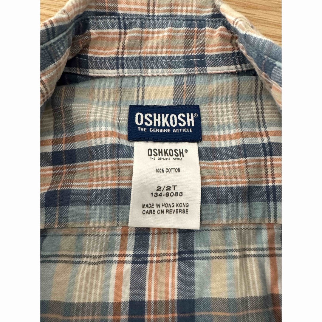 OshKosh(オシュコシュ)のOSHKOSH / オシュコシュ　チェックシャツ　90サイズ キッズ/ベビー/マタニティのキッズ服男の子用(90cm~)(ブラウス)の商品写真