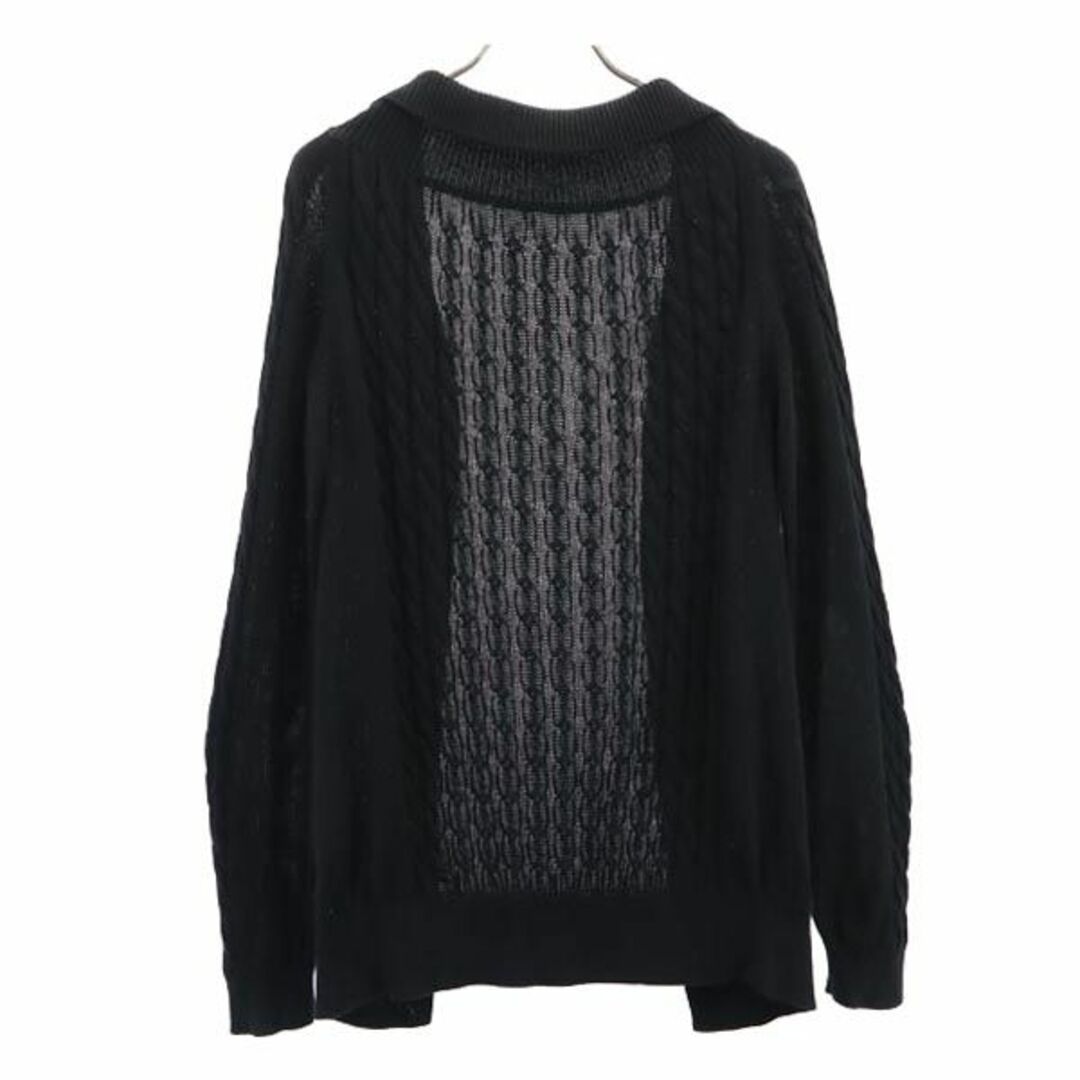 YOHJI YAMAMOTO ヨウジヤマモト カーディガン 2(S位) 黒