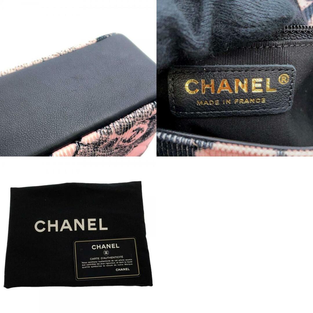 CHANEL - シャネル チェーンショルダーバッグ カメリア スカーフ付き