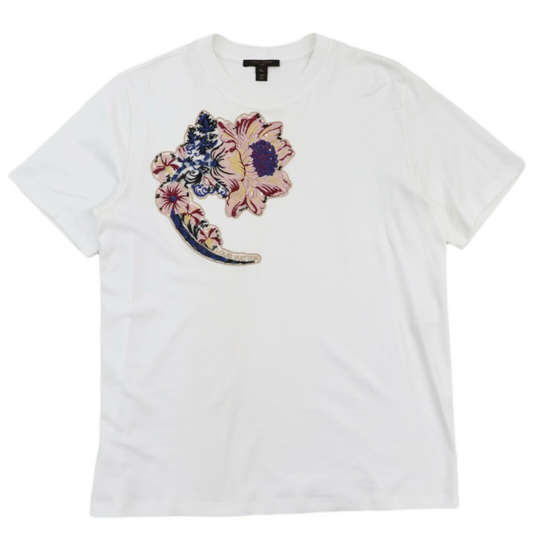 LOUISVUITTON  22AW新作 フロントロゴ刺繍Tシャツ　サイズL
