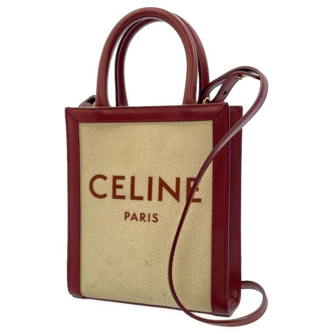 celine - セリーヌ ハンドバッグ ミニ バーティカルカバ キャンバス