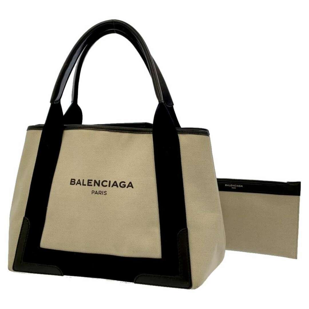 バレンシアガ トートバッグ ネイビーカバス S ポーチ付 339933 BALENCIAGA スモールサイズ バッグ カバ 黒 | フリマアプリ ラクマ