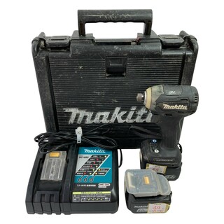 マキタ(Makita)の＊＊MAKITA マキタ 14.4V 充電式インパクトドライバ (バッテリ2個・充電器・ケース付） TD160D ブラック(その他)