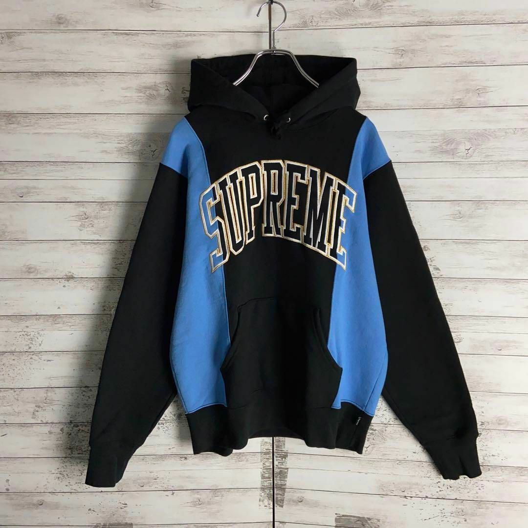 美品 supreme シュプリーム スウェット パーカー フーディ アーチロゴ