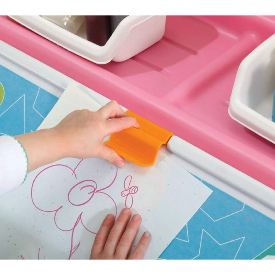 step2 おもちゃ箱×落書きボード　ピンク　レア