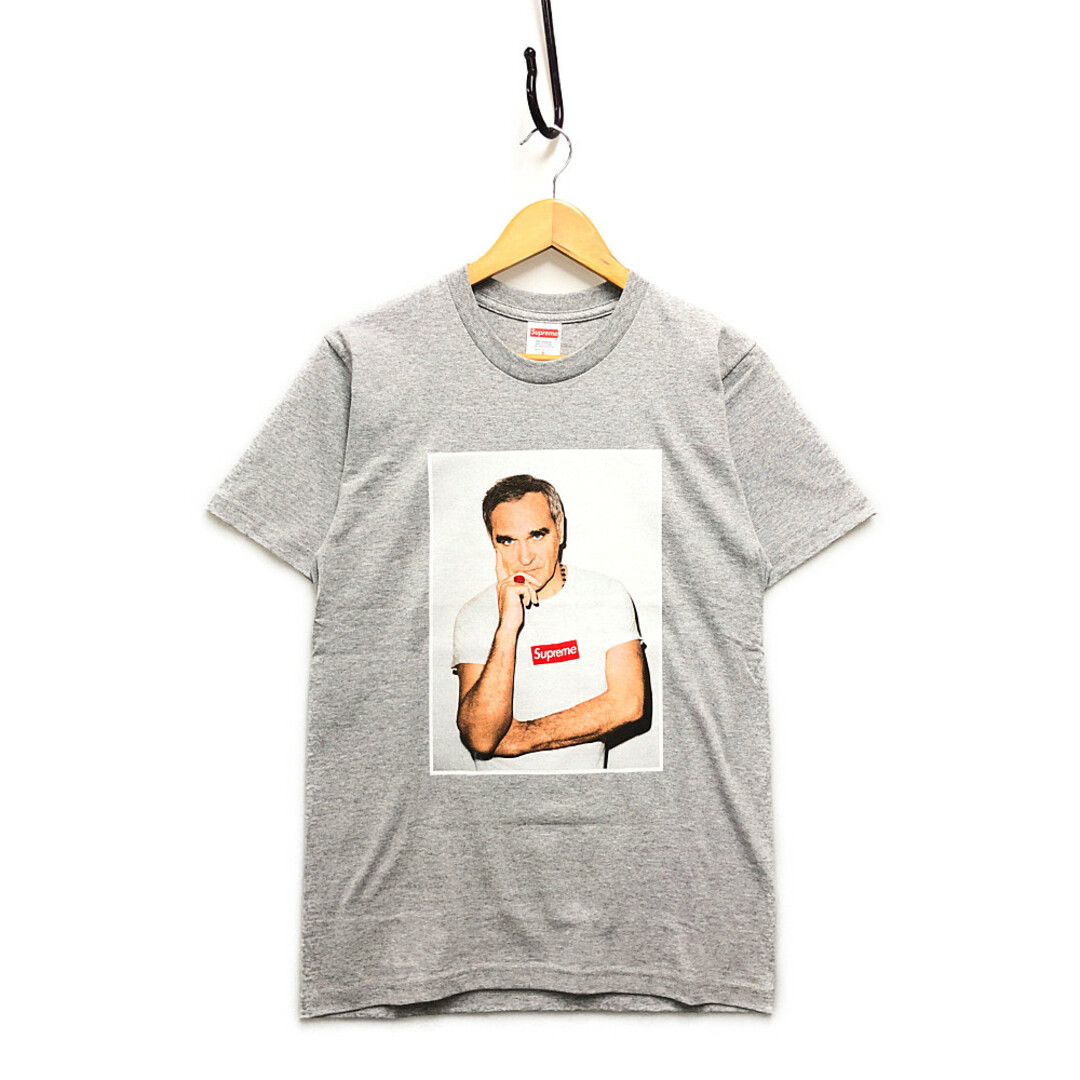 SUPREME シュプリーム Morrissey Tee モリッシー プリント 半袖Ｔシャツ グレー サイズS 正規品 / 31934