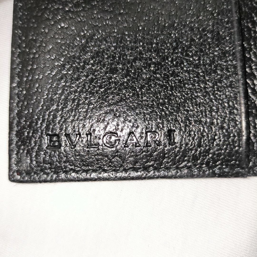 BVLGARIブルガリ　ロゴマニア　二つ折り財布　ブラック