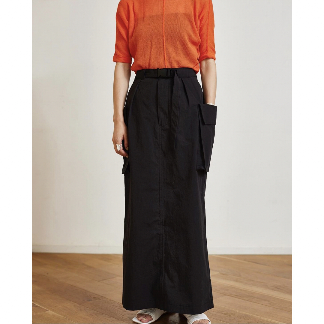 pheeny Cotton nylon dump military skirt-
