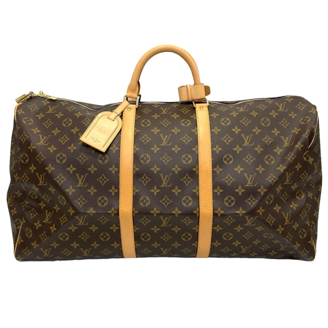 LOUIS VUITTON ルイヴィトン ボストンバッグ モノグラム キーポル60 Keepall60 トラベルバッグ かばん 鞄 メンズ レディース 男女兼用 M41422    ブラウン 茶 ゴールド金具 ユニセックス 人気 美品【品】