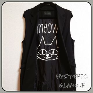 ヒステリックグラマー(HYSTERIC GLAMOUR)のHYSTERIC GLAMOUR★MEOW！ロングジレ(ベスト/ジレ)