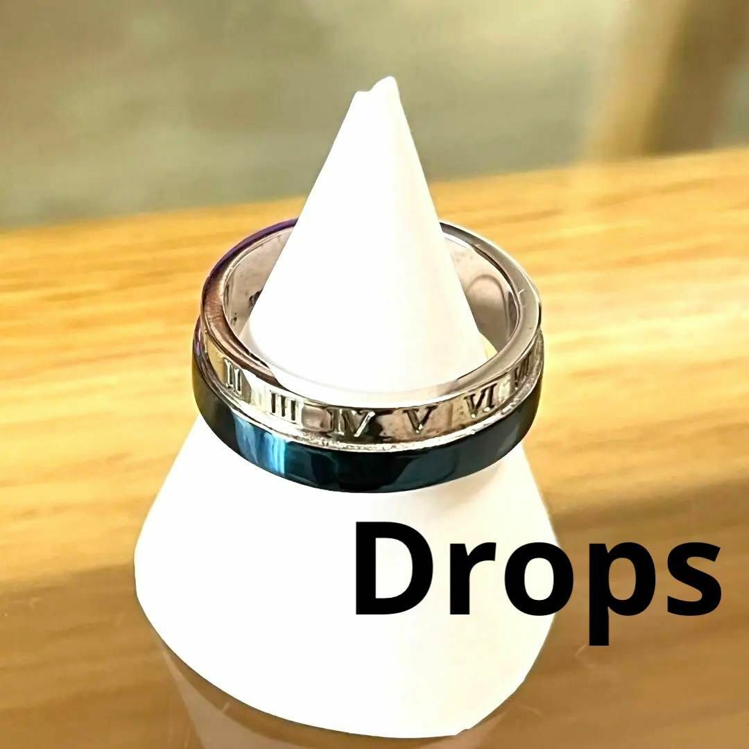 drop(ドロップ)の【美品】DROPS リング ローマ数字 ローマンナンバー メンズのアクセサリー(リング(指輪))の商品写真