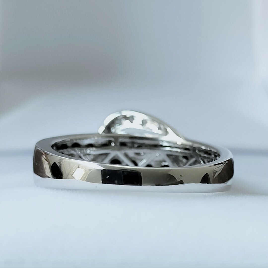 ブラックダイヤモンド ベルト リング K18WG 0.75ct 4.1g レディースのアクセサリー(リング(指輪))の商品写真