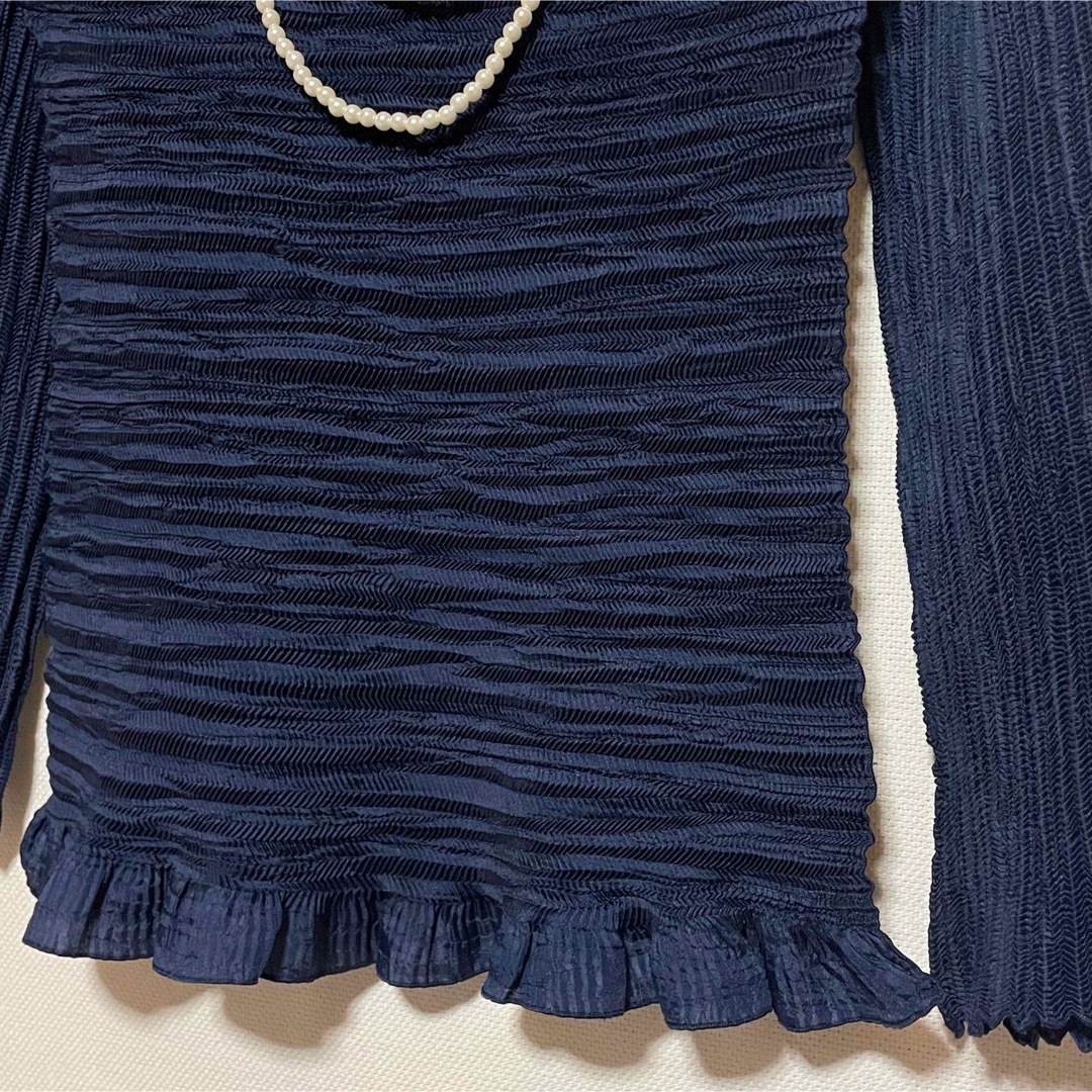 Yukiko Hanai - 極美品 ユキコハナイ ハイネック プリーツ カットソー