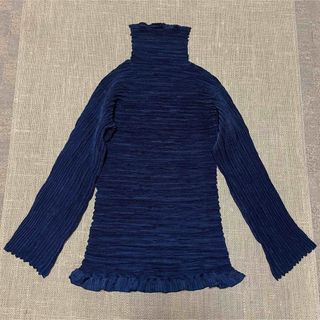 Yukiko Hanai - 極美品 ユキコハナイ ハイネック プリーツ カットソー