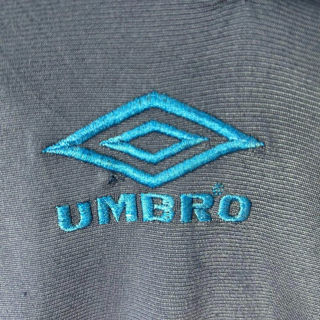 【レア】90s umbro 刺繍ロゴ　サイドライン　トラックジャケット