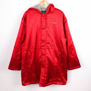 adidas - アディダス ベンチコート ロングコート フード付き adidas - アディダス ベンチコート ロングコート フード付き