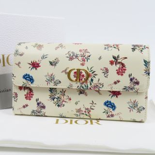 ChristianDior ディオール Wホック 長財布 Dロゴ 総柄 スエード ...