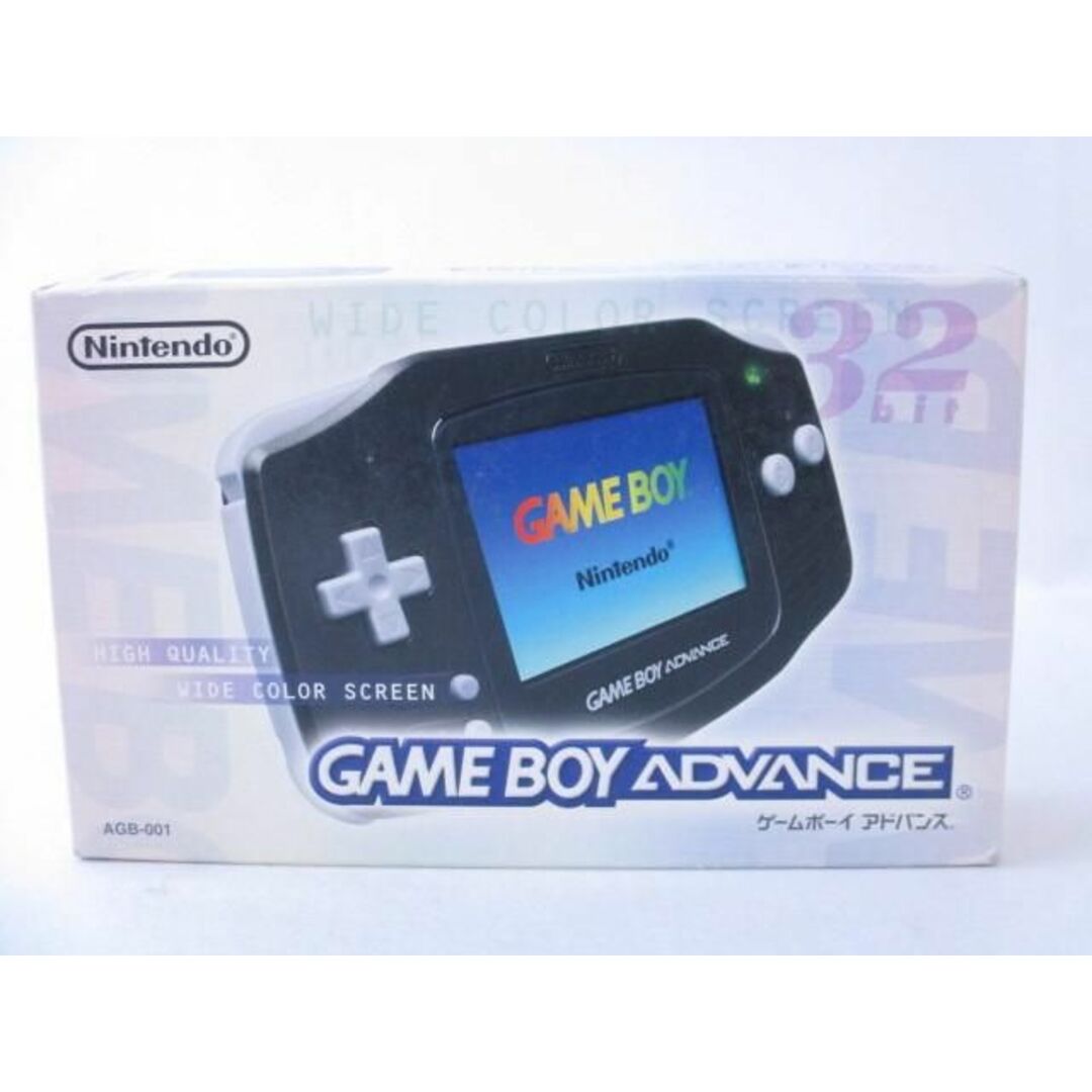 訳有動作品 ゲーム GBA ゲームボーイアドバンス 本体 AGB-001 ブラック 箱付き