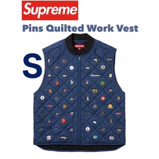 シュプリーム(Supreme)のsupreme ／ pins Quilted Work Vest(ベスト)