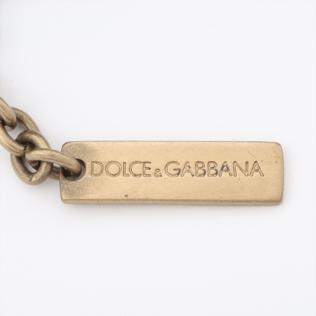 DOLCE&GABBANA(ドルチェアンドガッバーナ)の美品 ドルチェアンドガッバーナ ファー カラー ストーン チェーン ネックレス シルバー アクセサリー レディース TTT 0912-T72 レディースのアクセサリー(ネックレス)の商品写真