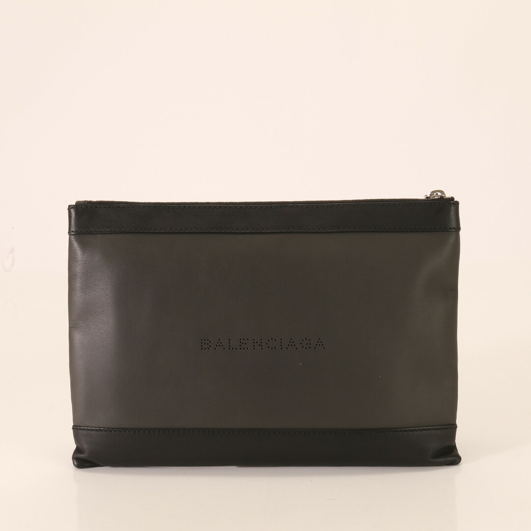 Balenciaga - □極美品 バレンシアガ□ネイビークリップ M パンチング