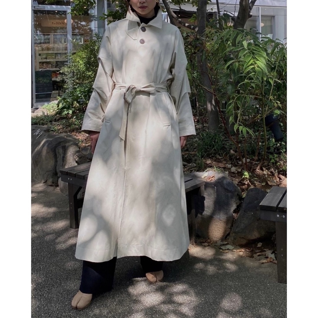 room306 ♥︎ 2way Collar Long Trench Coat