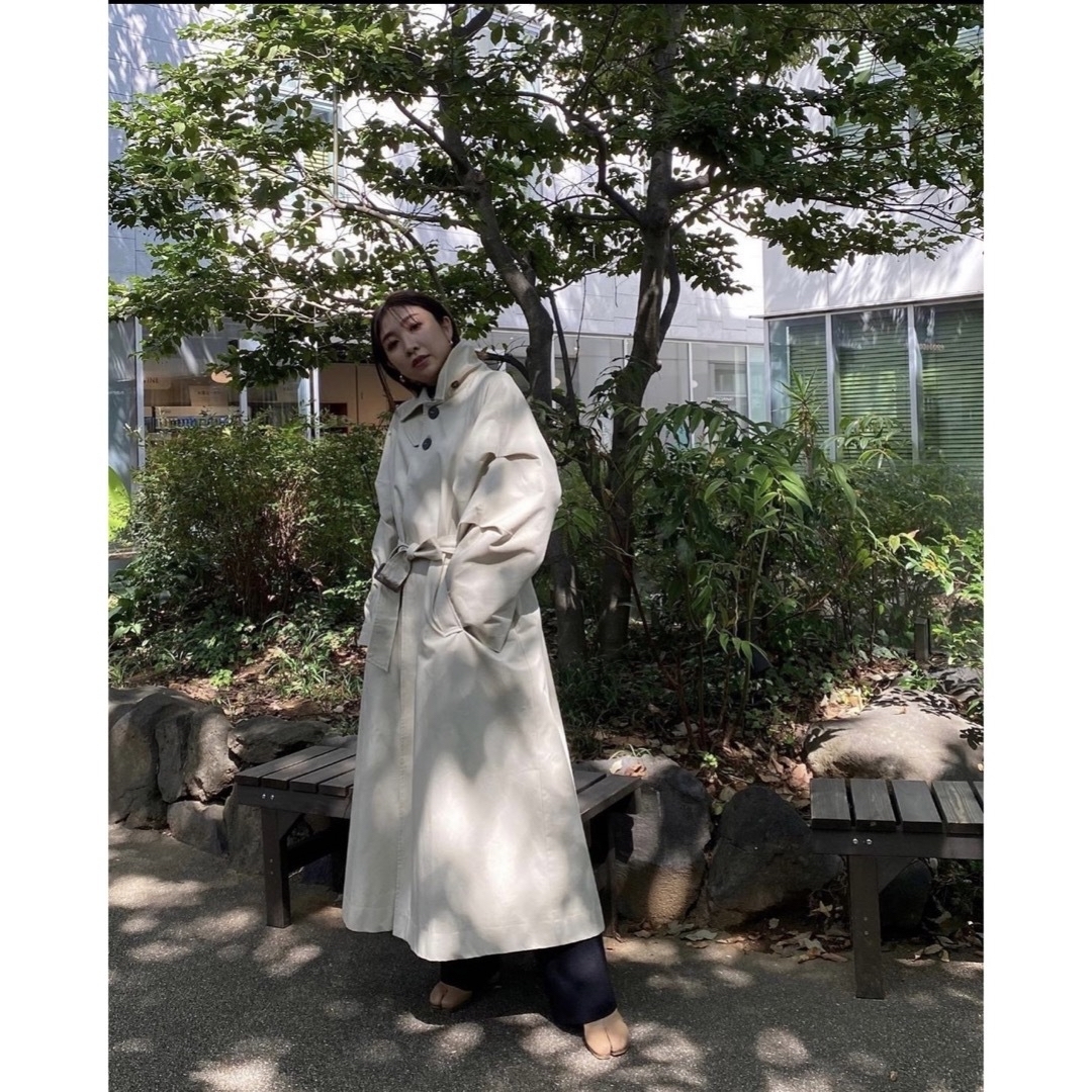 room306 ♥︎ 2way Collar Long Trench Coat