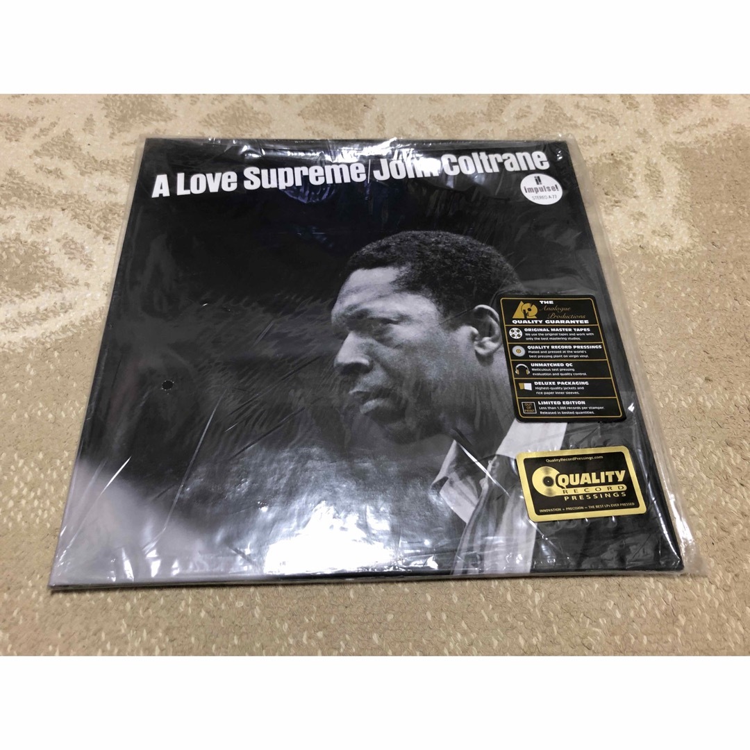 アナプロ John Coltrane LOVE Supreme 2LP 45回転 エンタメ/ホビーのCD(ジャズ)の商品写真