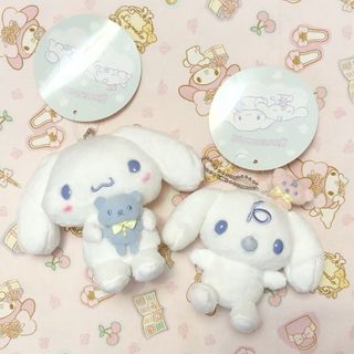 シナモロール(シナモロール)のシナモン♡ミルク♡ふわもこ♡マスコット♡新品タグ付き(キャラクターグッズ)