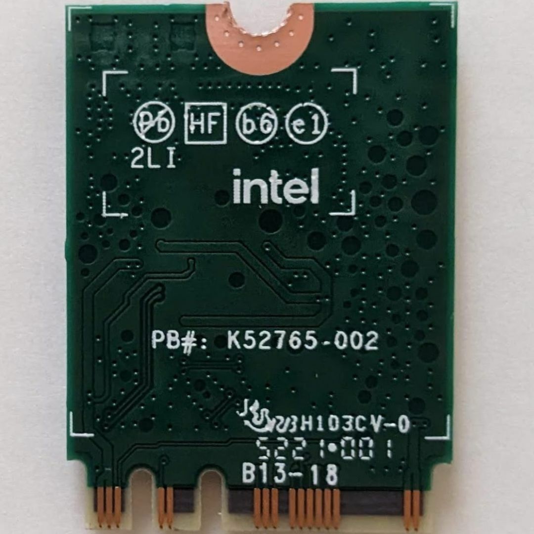 lanカードIntel AX210NGW 無線LANカード　4個セット