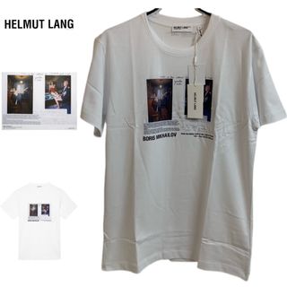 美品 ヘルムートラング HELMUT LANG Tシャツ カットソー 白 メンズ