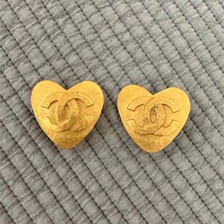 イヤリングCHANEL ヴィンテージ イヤリング ハート